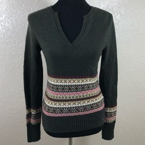 Dark green Tommy Hilfiger Lambswool Blend Pullover